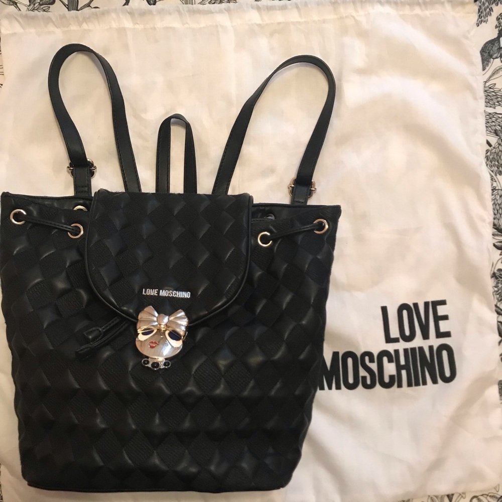 Love Moschino Quilted Backpack